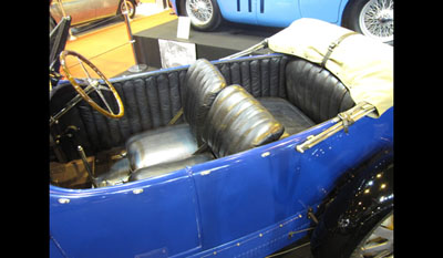 Bugatti Type 43 Grand Sport 1927 with coachwork by Jean Bugatti seats