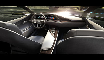 Cadillac Escala Concept 2016  front interior