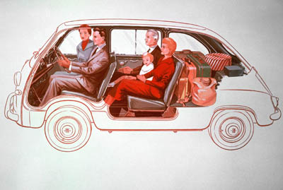 FIAT 600 Multipla 1956-1969