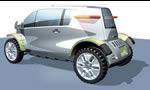 Jeep® Treo Urban Active Jeep Hydrogen Fuel Cell Concept 2004