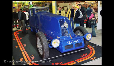 Miniature LSR Renault 40 CV 1925 Record Vitesse Montlhéry 1/43 Cuivre