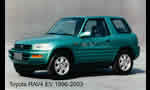 Toyota RAV 4 Electric car 2011 and 1996 ( green rav4) 