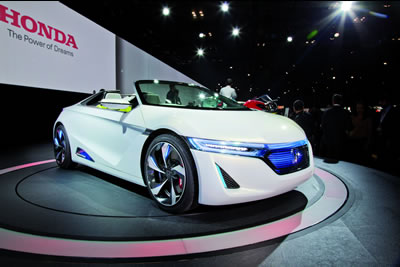 Honda EV-STER Sports Electric car concept 2011